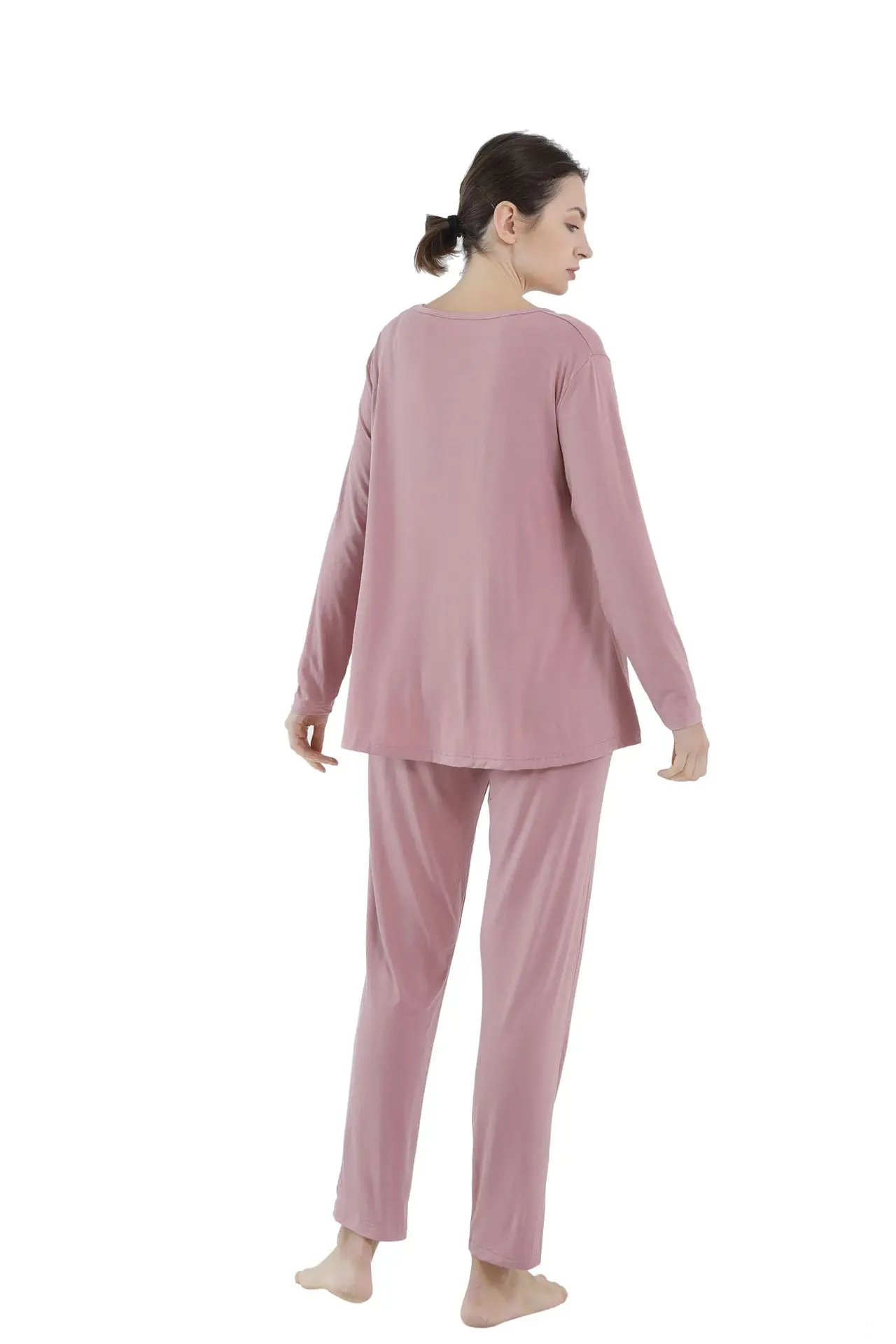 Весна осень зима высокие эластичные нижнее бельё для девочек Женская сна Пижама