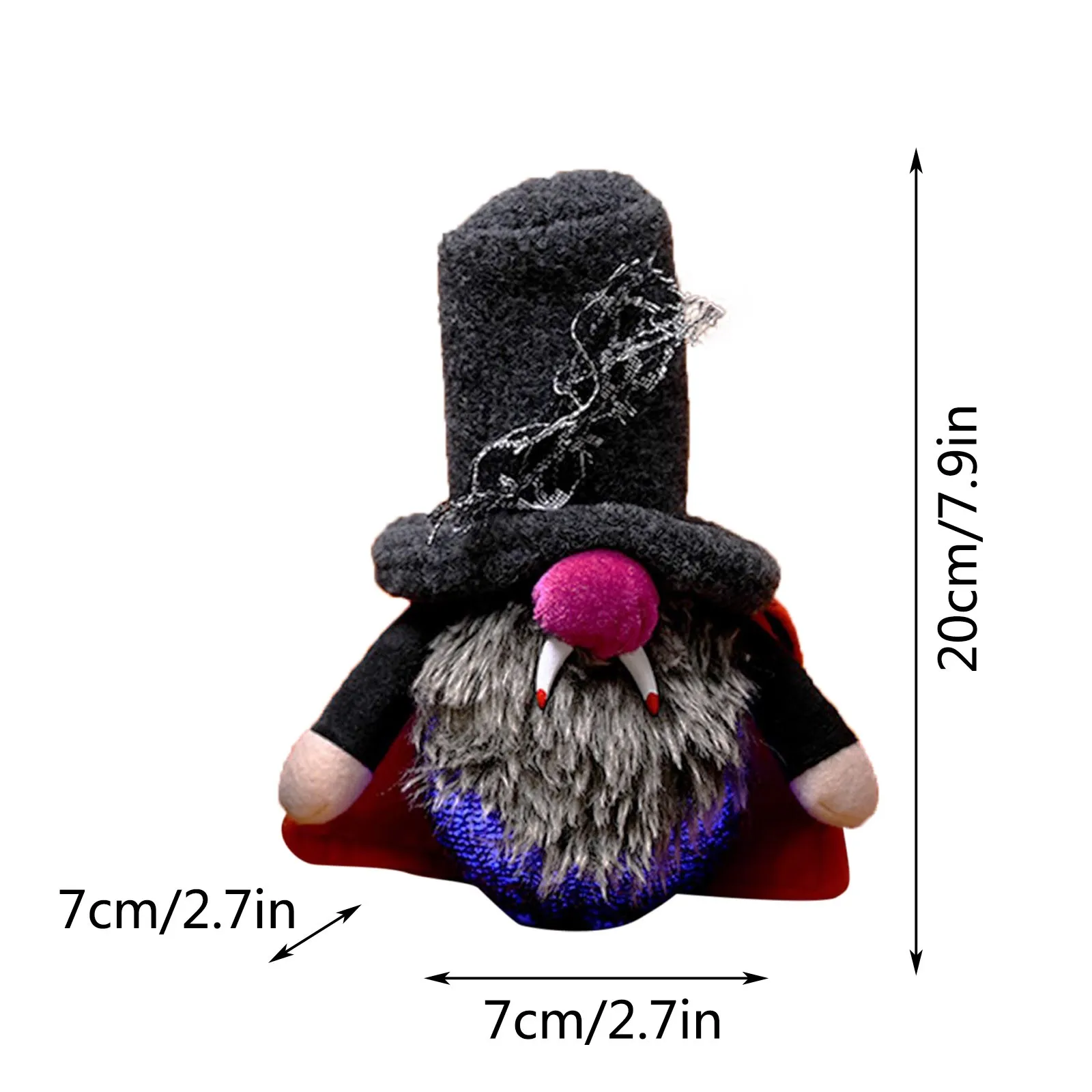 

Halloween Faceless Doll Gnome Vampires Home Decor Party Decorations Plush Toy Faceless Gnome doll Home Desktop Ornaments