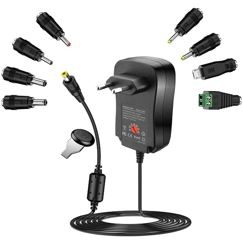 Адаптер переменного/постоянного тока 30 Вт импульсный источник питания с