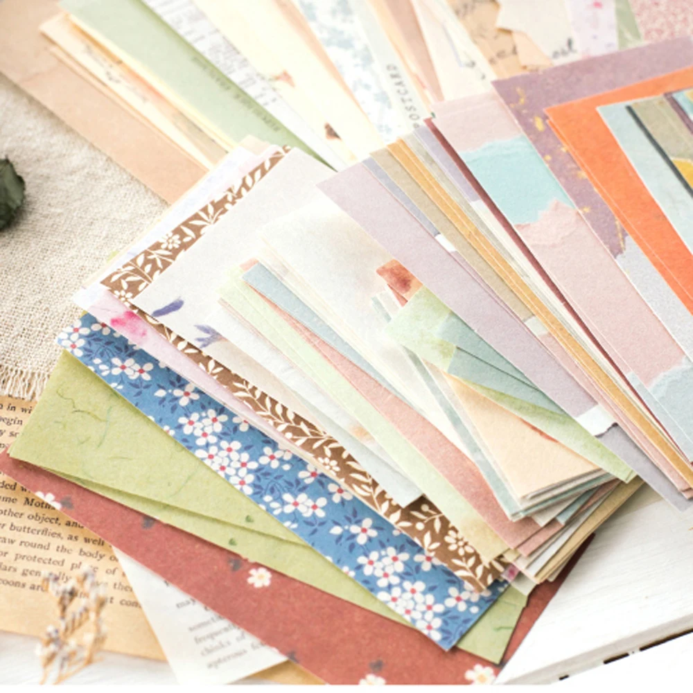 60 листов винтажный коллаж для скрапбукинга/изготовления открыток/журнализации