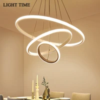 modern led pendant lights for dining living room pendant lamp 5 rings 6 rings pendant light for heigh ceiling pendant light
