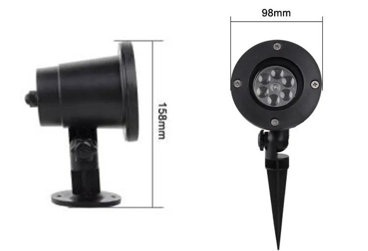 Лазерсветильник проектор-Снежинка на солнечной батарее IP65 | Освещение