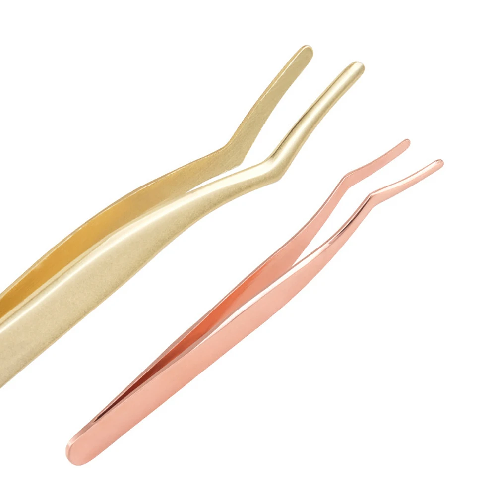 100/Упаковка оптовая продажа накладных ресниц Пинцет бигуди норковые ресницы