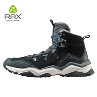 rax brand snow hiking shoes for men women outdoor mountain sneakers leather hunting trekking boots camping climbing mens shoes