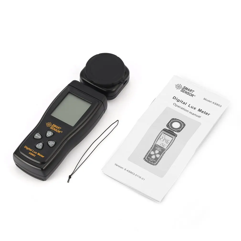 Фото SMART SENSOR AS803 Digital Lux Meter Luminance Tester Light 1-200000 Tools Photometer Spectrometer Actinometer Инструменты SMART SENSOR AS803 Digital Lux Meter Luminance Tester Light 1-200000 Tools Photometer Spectrometer Actinometer Инструменты