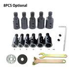 8 шт. M10 568101214 мм соединитель для лезвия пилы адаптер шпилька для сверления Втулка Шатуна подходит для шлифовальной машины