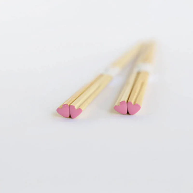 Кухонная посуда прочная 1 пара палочек для еды влюбленных Экологичная