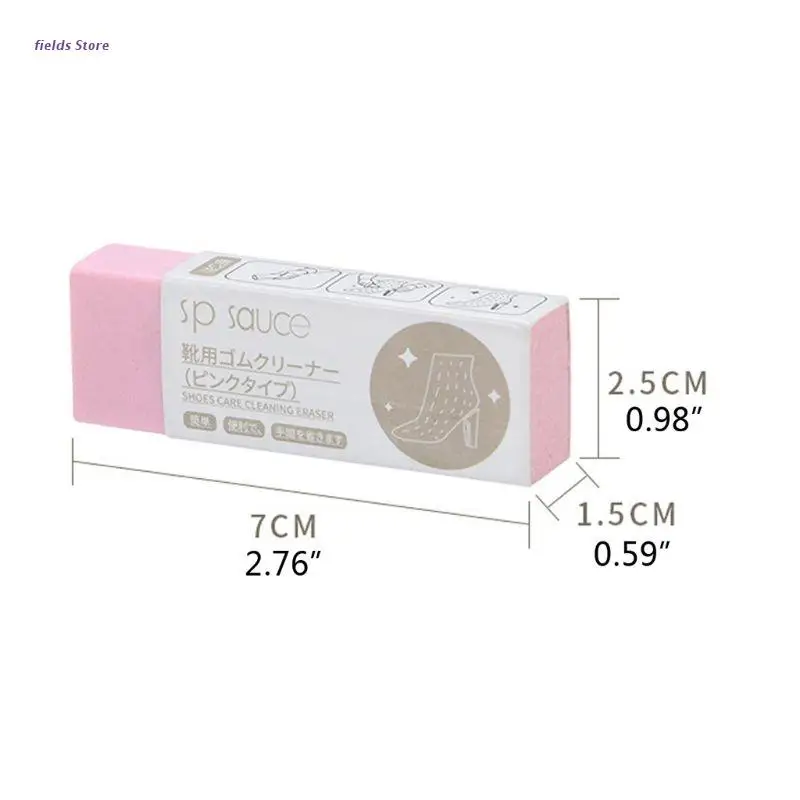 

2Pcs Portable Shoes Fast Cleaning Eraser Household Sheepskin Matte Leather Canvas Suede Water Free Shoes Care Cleaner