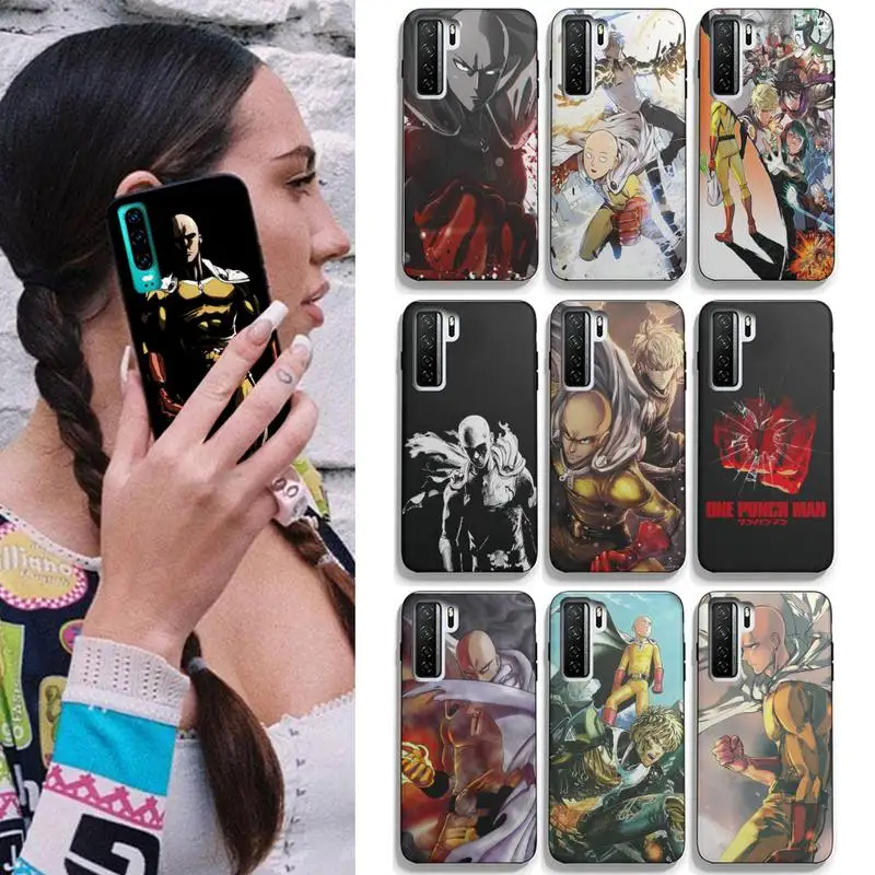 

ONE PUNCH MAN Phone Case For Huawei Honor 8X 9 Lite View 10 Life 10i 20i For Mate 20 30 Lite 40 Pro Cover 2021