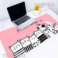 cute cats paw mouse pad mouse mat gaming mousepad keyboard pad mousepads gamer non slip computer custom office pc desk pad