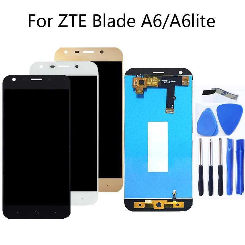 Запасной ЖК-дисплей 5,2 дюйма для ZTE Blade A6 A6 lite Запасной ЖК-дисплей 5,2 дюйма для ZTE Blade A6 A6 lite