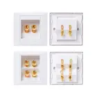 Настенная розетка для видеопанели, распределительная коробка для динамиков