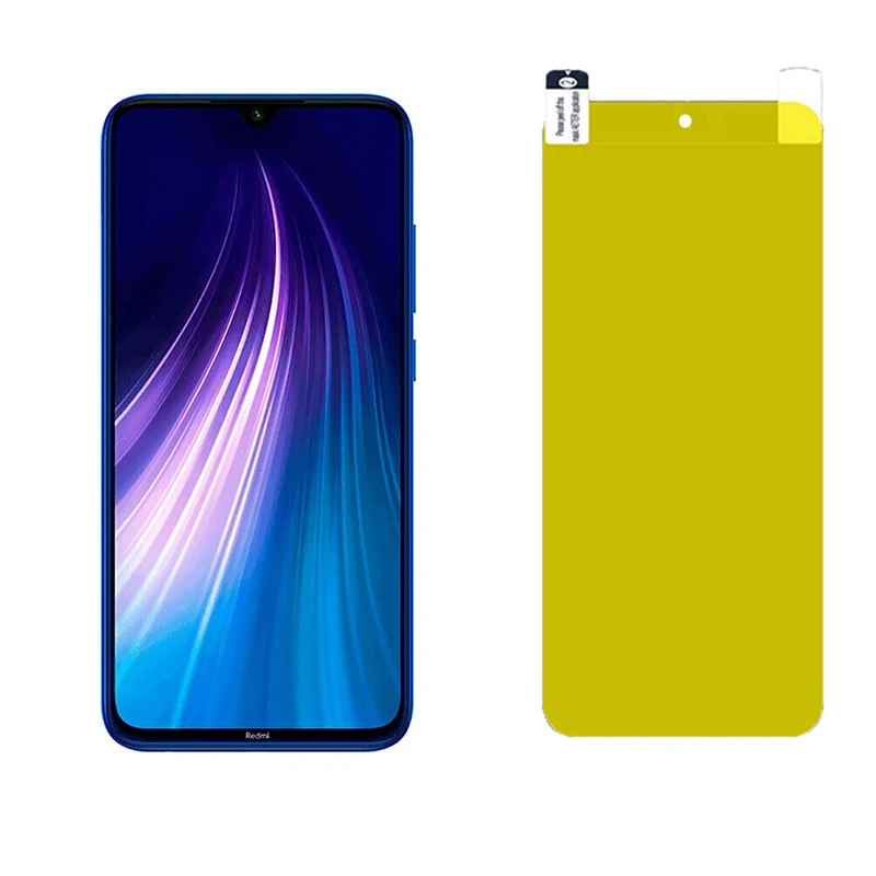Мягкая 3D пленка из ТПУ для Xiaomi Redmi Note 8 Pro Защита экрана 8T 8A полное покрытие 3H