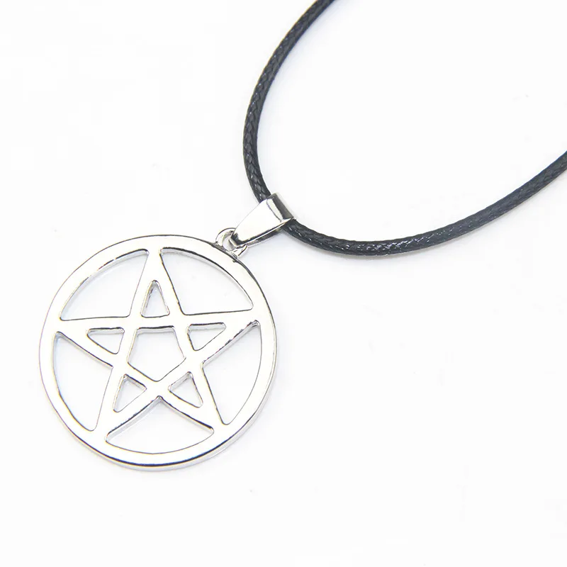 Ожерелье черного двореца подвеска в виде пятиконечной пентаграммы значок с