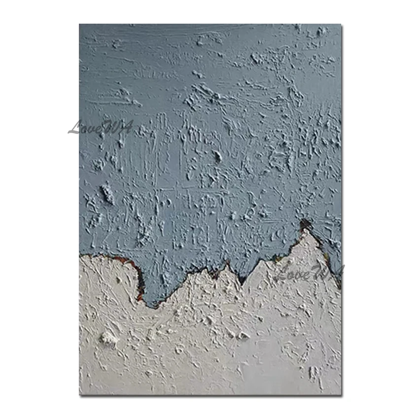 

Heavy Texture Thick Acrylic Canvas Art Handmade Knife Oil Painting Wall Hanging Quality Colorful Wall Art Picture Unframed