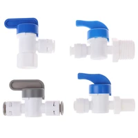 14 12 inline tube tap shut off ball valve quick fitting connection aquarium ro water filter reverse osmosis system