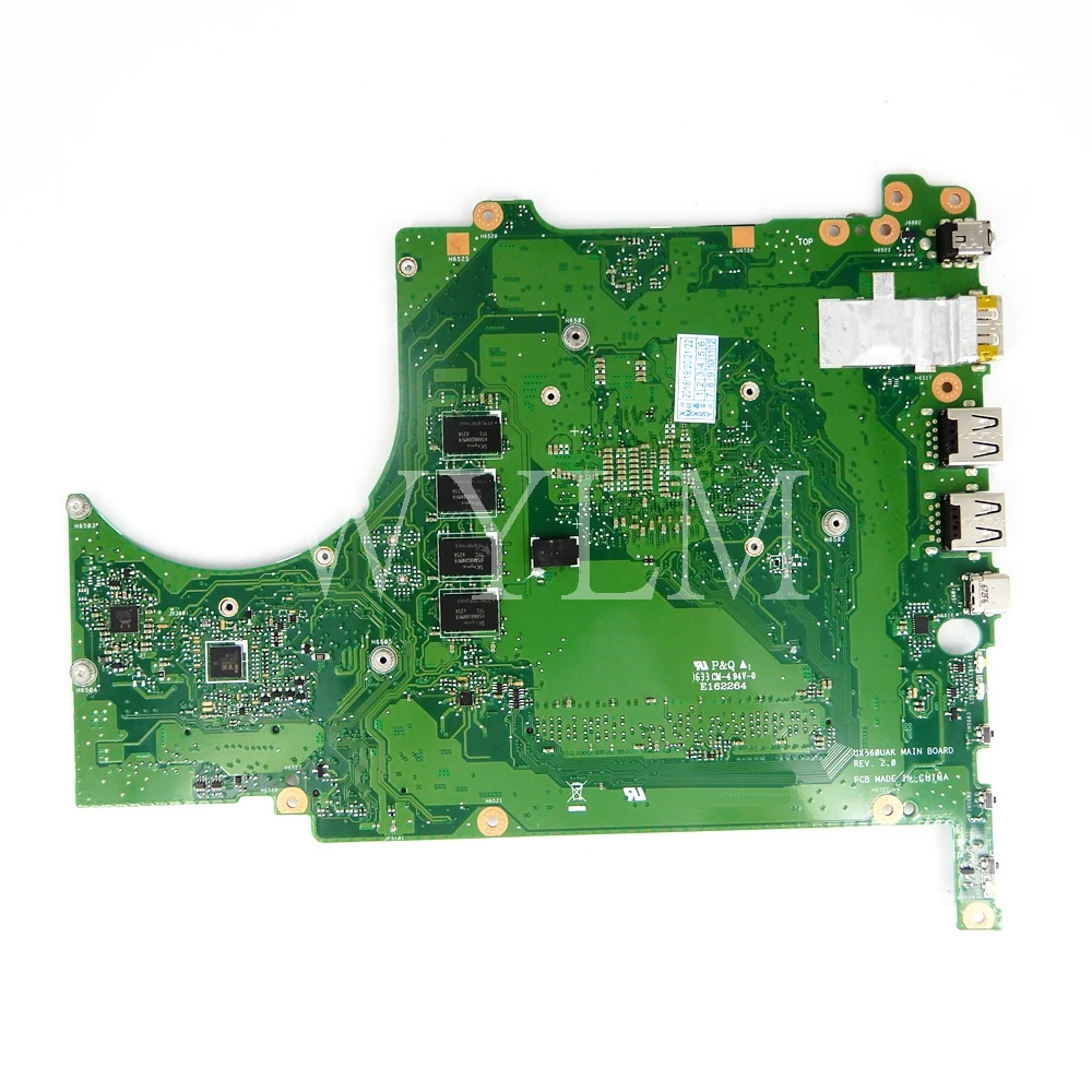 q504uakux560uak motherboard rev2 0 i5 7200cpu 8gb ram mainboard for asus q504uakux560uak laptop motherboard 100 tested ok free global shipping