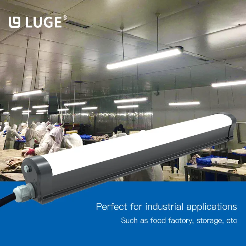 Светильник с тройной защитой IP65 40 Вт 1 2 м трубка для пищевой промышленности лампа