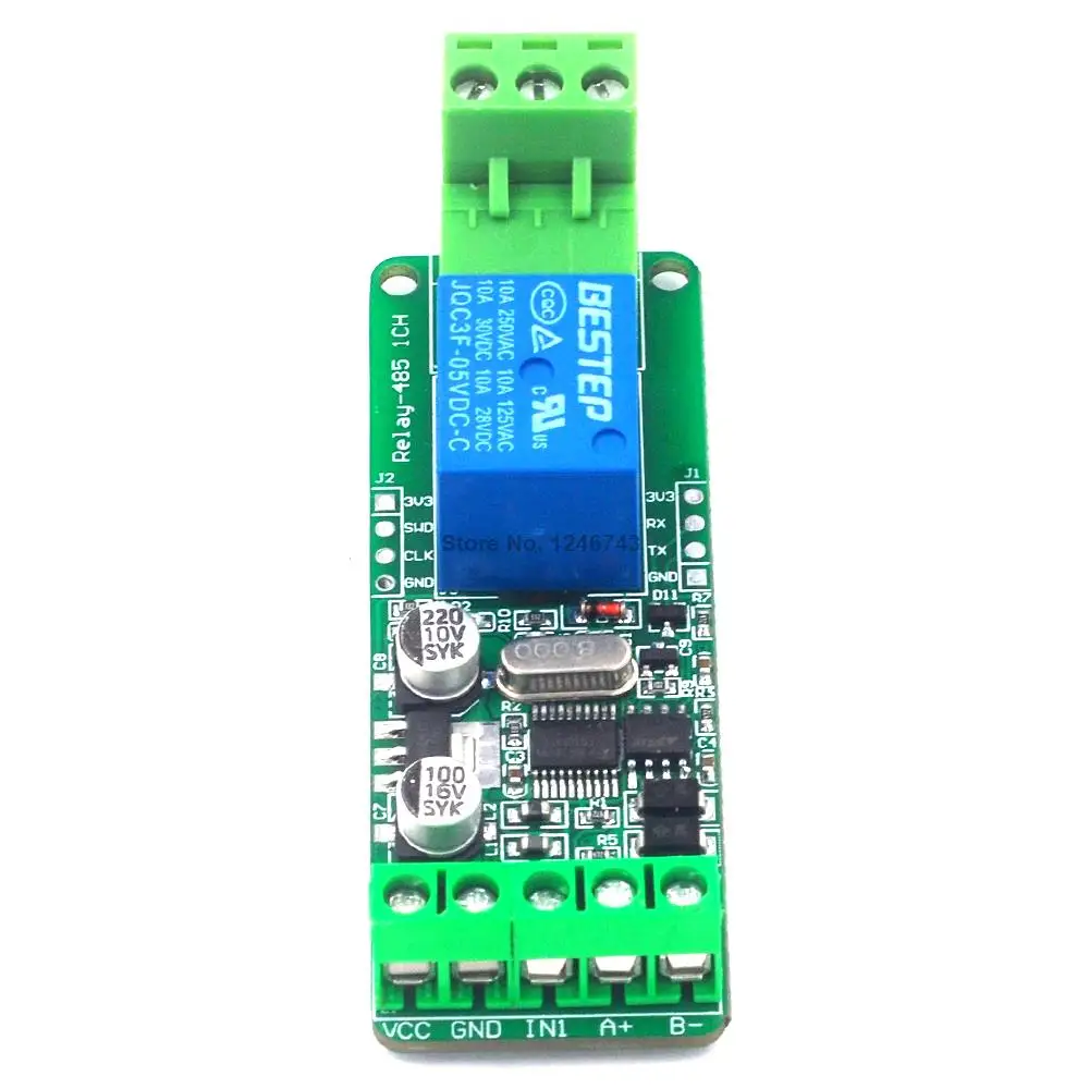 1PCS Modbus-Rtu 1 Channel 5V Relay Module Switch Input / Output RS485 TTL Communication | Обустройство дома