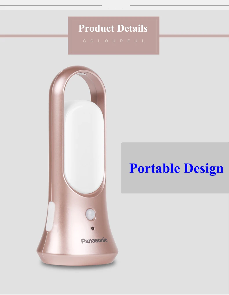 Panasonic светодиодный мини портативный ночник фонарик тело датчик движения свет авто вкл/выкл лампа