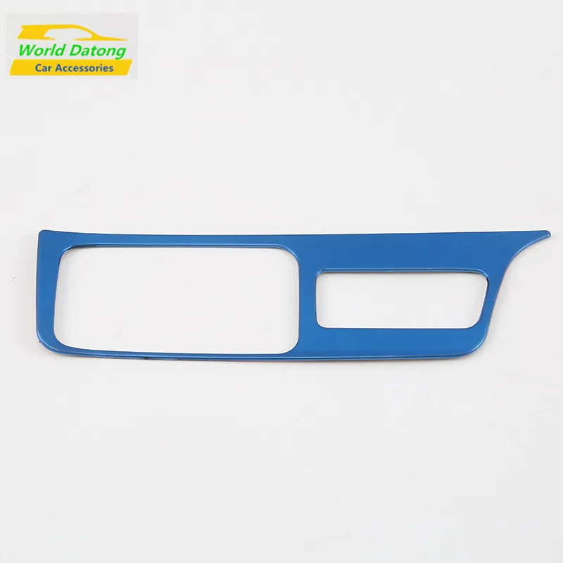 

For Kia Sportager 2018 2019 Water Cup Holder Handbrake Panel Frame Stainless Steel Decoration Trim