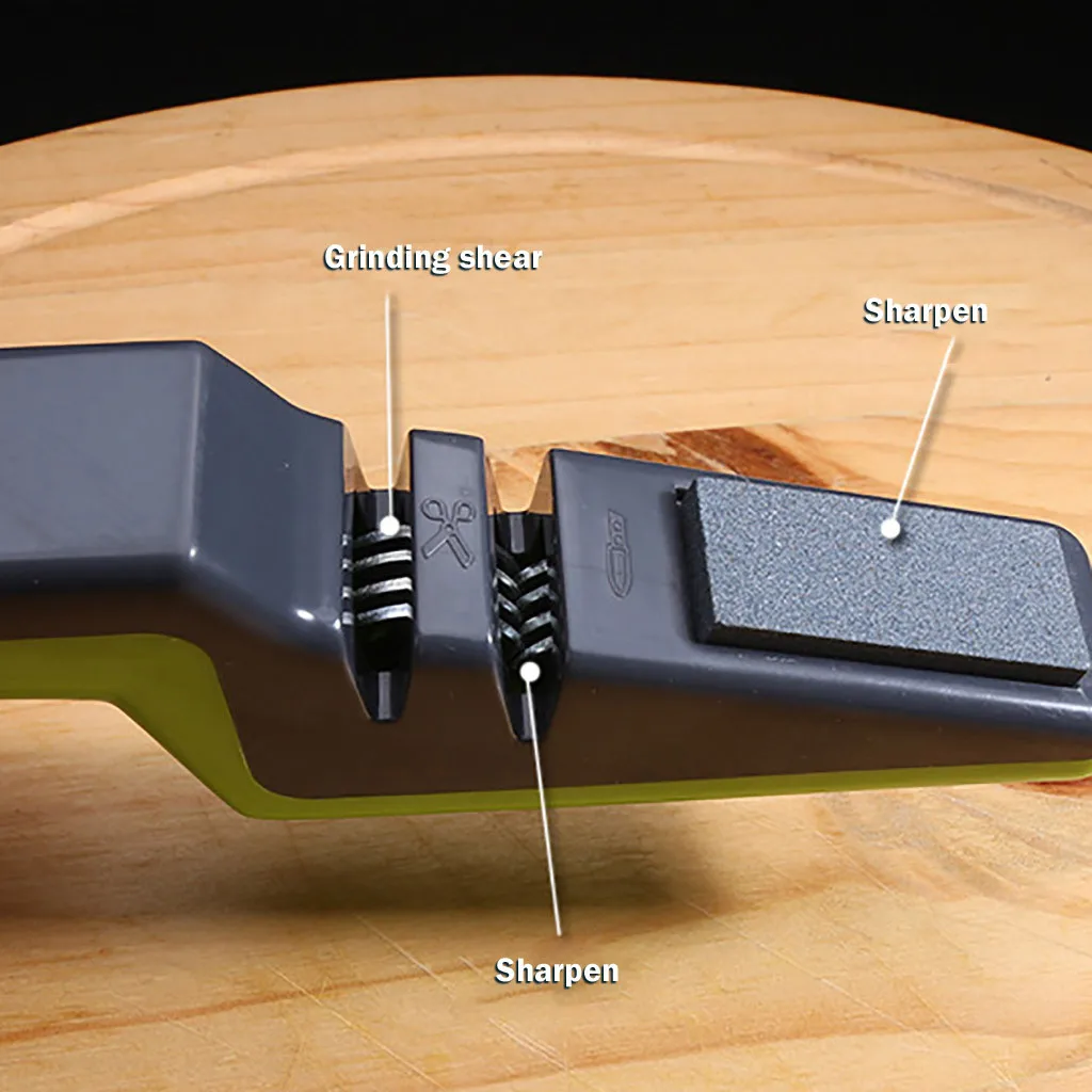 

Household Creative Multifunctional Sharpener Professional Kitchen Tool Whetstone Kitchen Sharpening Stone Grinder Knives