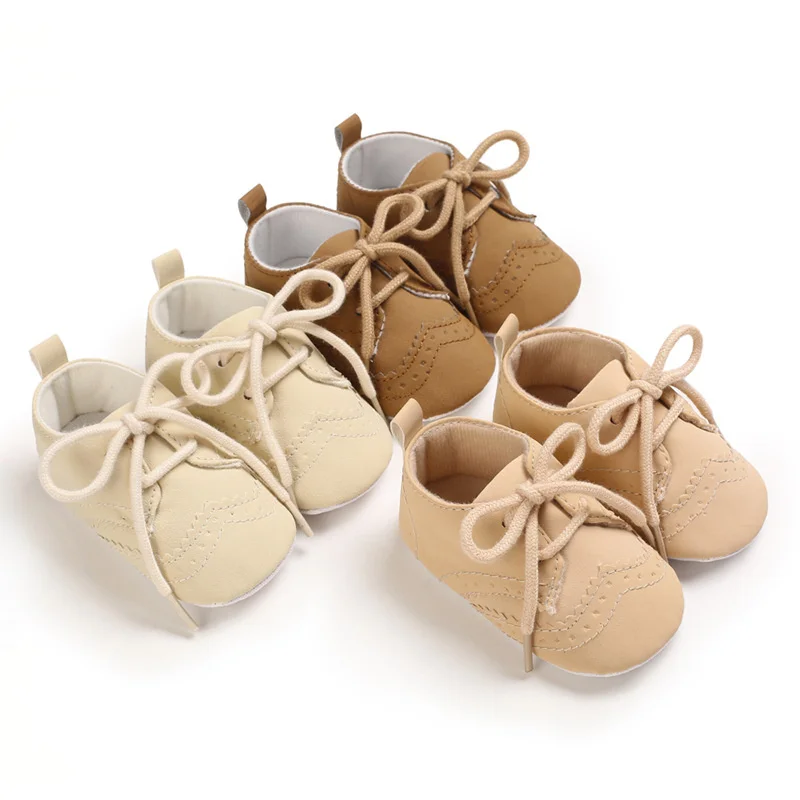 

Baby Toddler Shoes Newborn Footwear Infants Sports Sneakers Boys Girls Soft Warm Nubuck Leather Prewalker Anti-slip Shoes