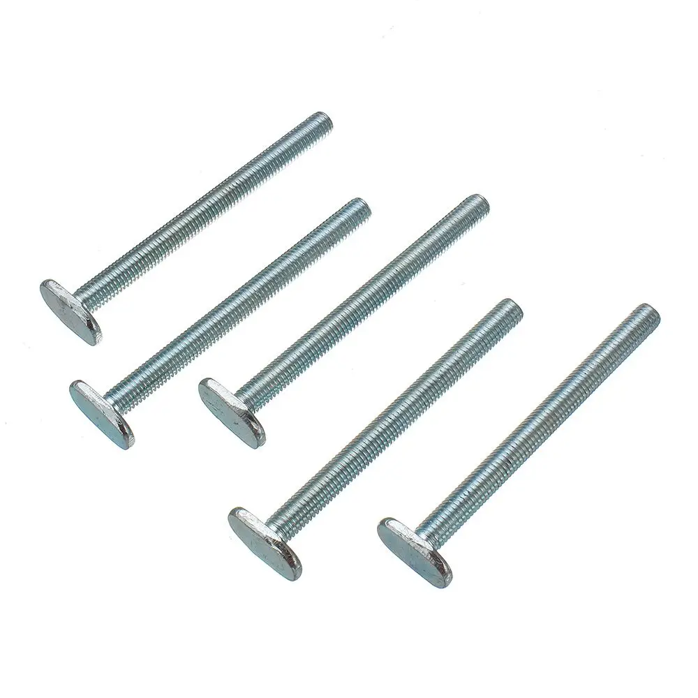 5pcs M8 T Nut Screws for 19x9.5mm T-track T-slot Miter Track Jig Table Saw Router Woodworking Tool New | Обустройство дома