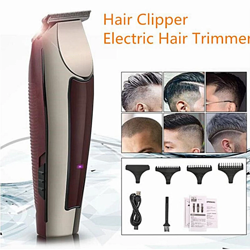 Электрическая машинка для стрижки волос аккумуляторная с низким уровнем шума