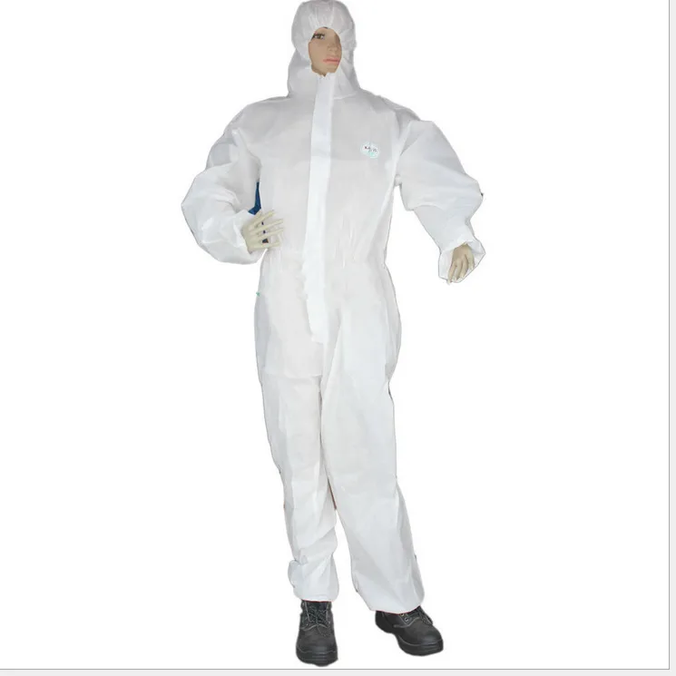 Hiriginr Одноразовый комбинезон Hazmat костюм Защитная Антивирусная одежда