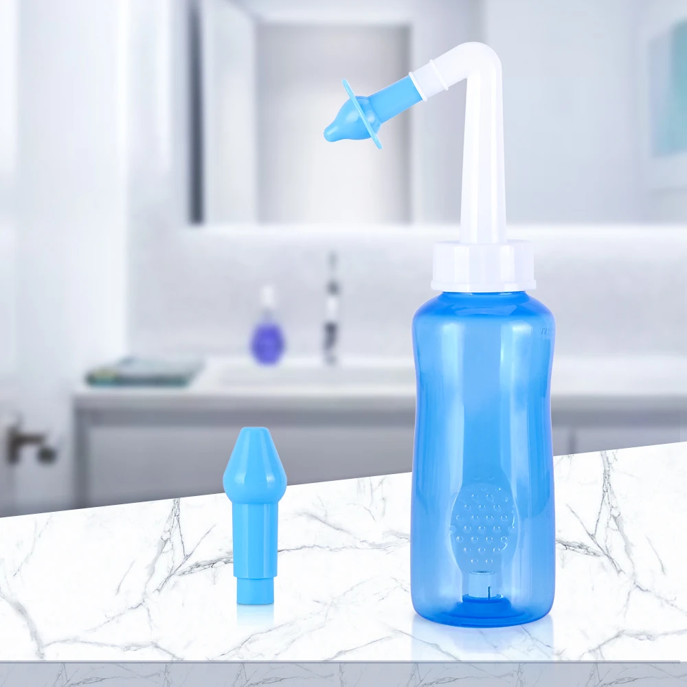 

300ML Neti Pot Nasal Wash Cleaner Nose Protector Moistens Nasal Irrigator Nozzle Cleaning Avoid Allergy Rhinitis Sinus Rinse