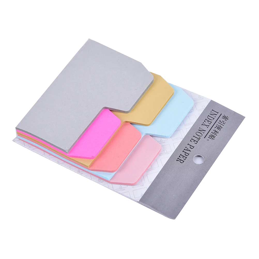 

6colors notebook note index paper card sticker cute sticky note memo pad for school & office supplies stationery Drop Shipping