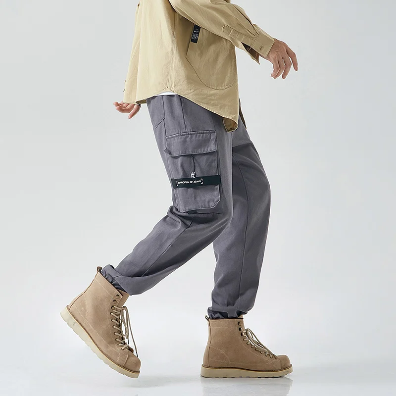 

Брюки-карго армейские большого размера, с множеством карманов