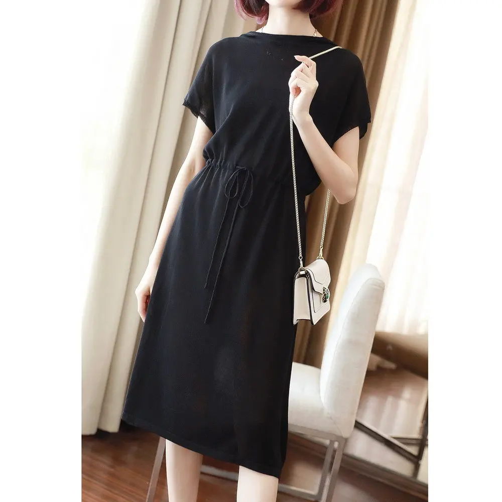 

M-XXL Oversized Sheer Brief Casual Elegant Cotton Linen Dress Summer 2020 New Corset Sun Dresses for Women Midi Bandage Dresses