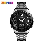 Часы наручные SKMEI Мужские Цифровые, модные электронные Кварцевые водонепроницаемые из нержавеющей стали, 1464