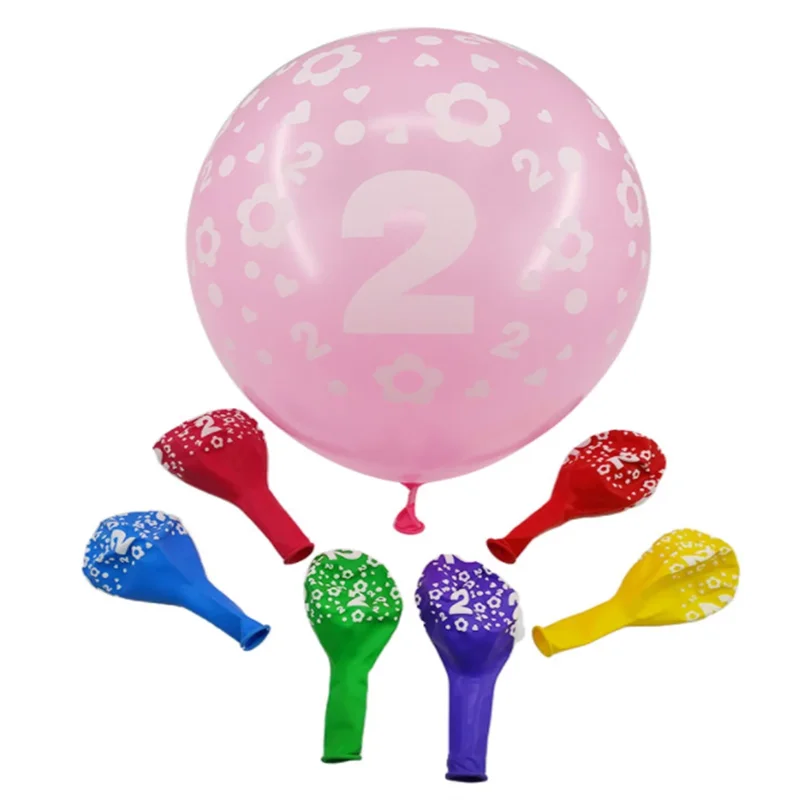 10 шт. цифровые латексные воздушные шары | Дом и сад