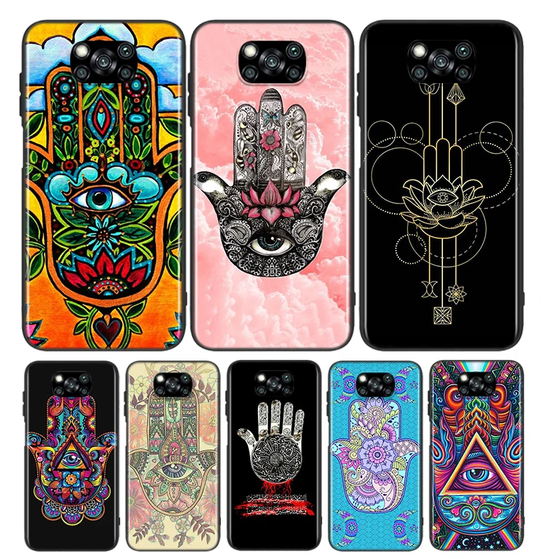 Чехол Hamsa для телефона Xiaomi Poco X3 NFC M2 X2 F2 C3 M3 Pocophone F1 Pro Mi Play Mix 3 A2 A1 6 5 lite | Мобильные