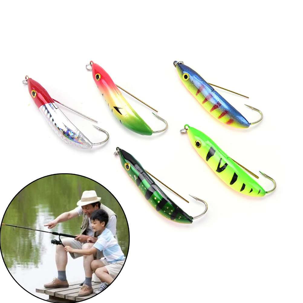 Новинка 1 шт. 5 цветов ложка Minnow соленая анти-сцепная Crankbait Snapper жесткая наживка