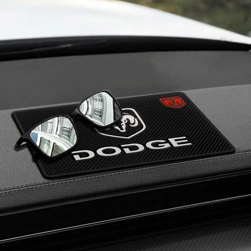 

Car Dashboard Sticky Anti-Slip PVC Mat Auto Non-Slip Sticky Gel Pad For Dodge Journey Ram 1500 Challenger Caliber Nitro Charger
