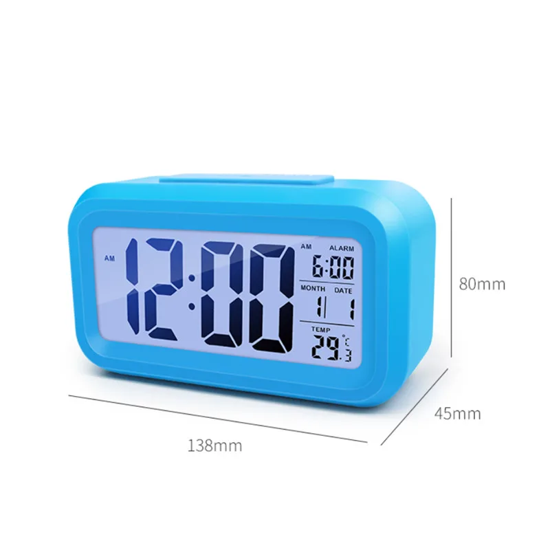 Цифровой будильник со светодиодным дисплеем и функцией повтора Электронная