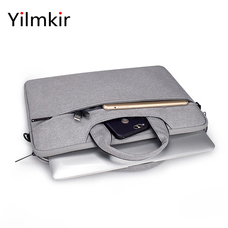 Деловая сумка унисекс для ноутбука Xiaomi Lenovo Apple Macbook Pro Air Повседневная дорожная