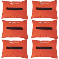new sand bags set of 4 weighted anchors for soccer goals golf football hockey net and more can be fixed orange with straps