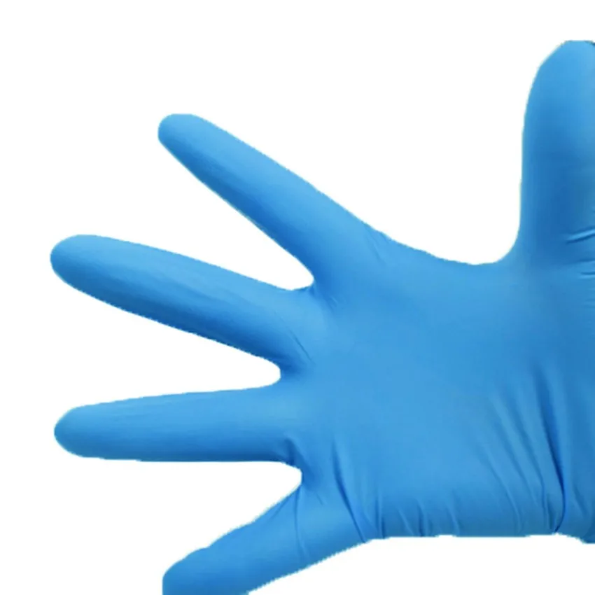 

1pair Hot Sale Fast Shipping Blue Latex Gloves Disposable Nitrile Work Gloves For Home Rubber Food Gloves Mittens Guantes 3G