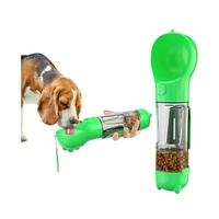 portable pet cat dog water bottle feeder drinking bowl dispenser with leak proof lock plastic bags poop shovel pet products sale