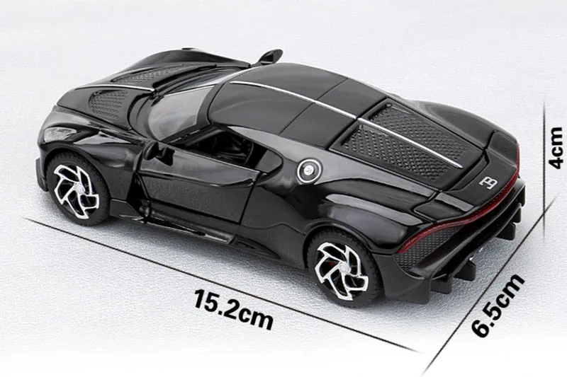 1/32 сплав игрушечное транспортное средство ла Voiture Noire спортивная модель