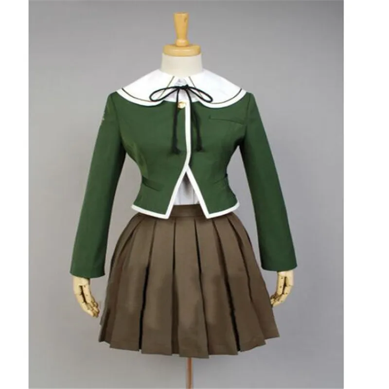 Школьная форма Fujisaki Chihiro из данганронпа пальто рубашка платье наряд аниме