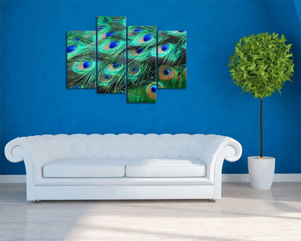 Изобразительное искусство Декор перо Плакаты и печать холст украшение дома