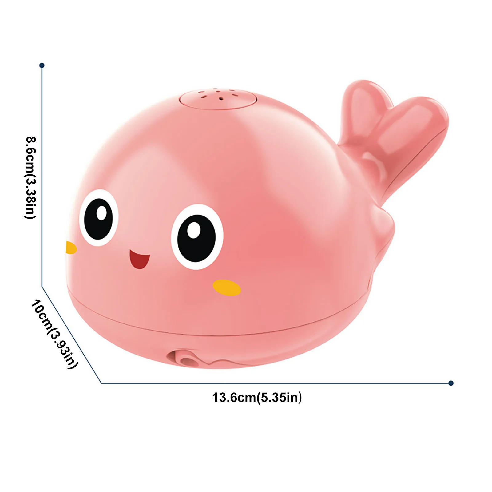 

Cute Cartoon Whale Wind Up Bathtub Toy Baby Bath Toy For Infant Toddler Boys Girls