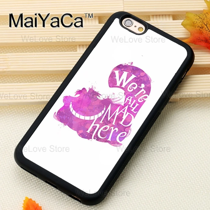 Чехол для телефона MaiYaCa Alice in Wonderland Cheshire Cats для iphone 11 Pro MAX X XR XS MAX 6 6S 7 8 Plus 5 5S TPU
