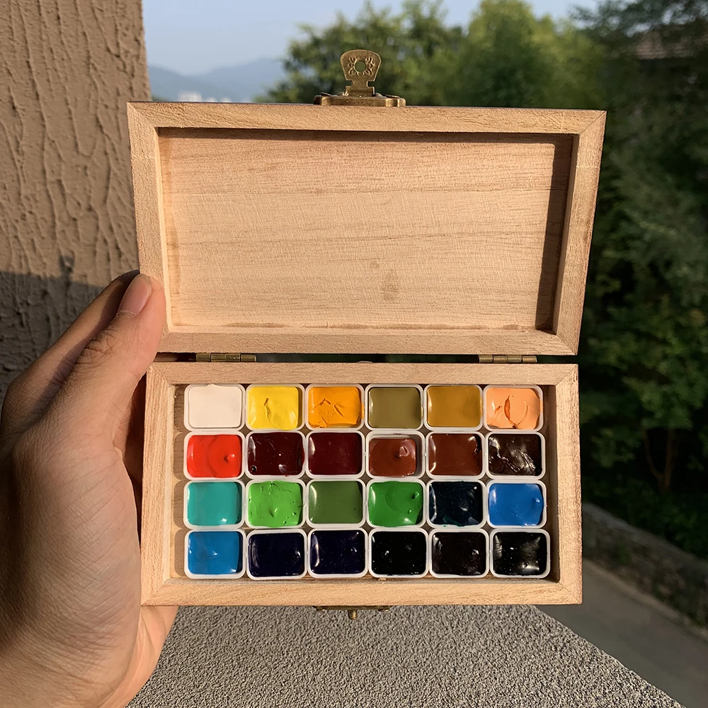 Holbein DIY акварельный дорожный пакет ручной работы пигмент канцелярские творческие